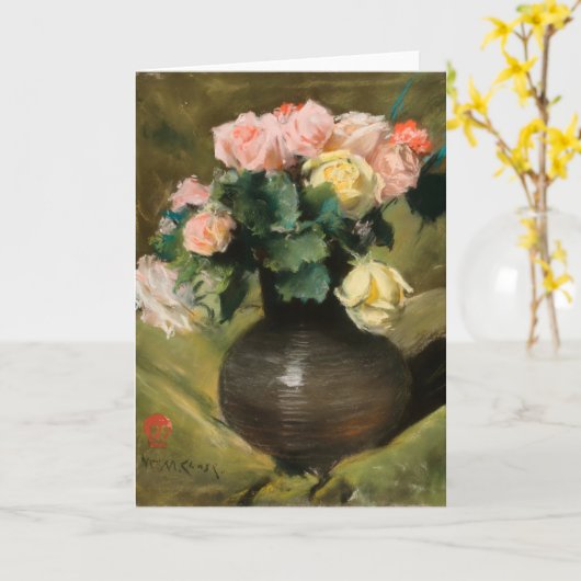 Rozen | William Merritt Chase Kaart (Gele Bloem)