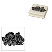 Rozen Wood Art Stamp Rubberstempel (Gestempeld)
