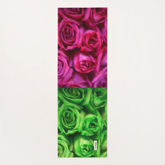 Rozen Yoga Mat (Achterkant)