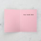 Rozen zijn de rode grappige feestdag van de Valent Feestdagen Kaart (Binnen)