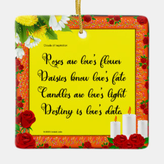 Rozen zijn het bloeiende ornament van de liefde