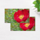 Rozen zijn rode Bladwijzer Visitekaartje (Bureau)