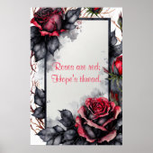 Rozen zijn rood, Hope's Thread - Monogrammed | Poster (Voorkant)