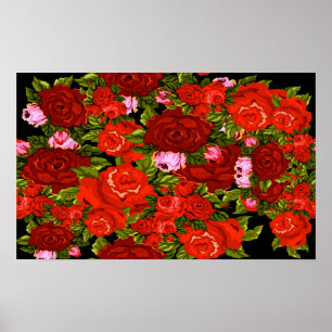 Rozen zijn rood poster