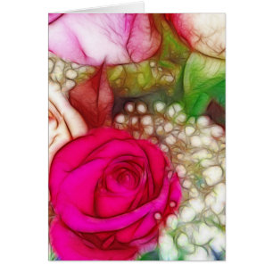 Rozen zijn rood roze Fuschia Artistic & Unique
