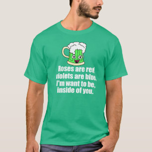 Rozen zijn rood t-shirt