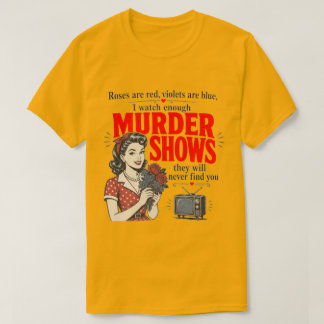 rozen zijn rood, viooltjes zijn blauw t-shirt