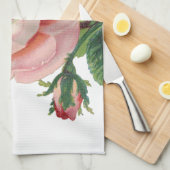 Rozen zijn roze theedoek (Quarter Fold)