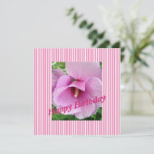 Rozenechtbloem Vlakke Kaart (Staand voorkant)