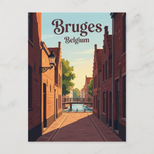Rozenhoedkaai steeg België Briefkaart