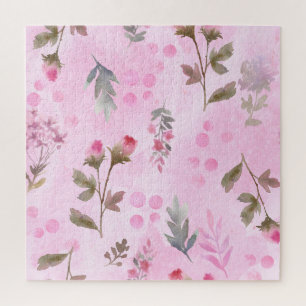 Rozenknoppen, stippen: zomerbloemen. legpuzzel
