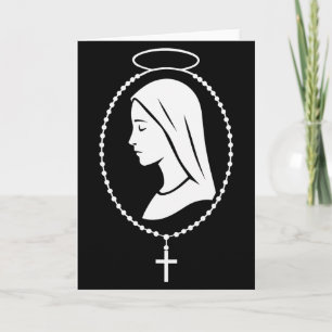 Rozenkrans van de Maagd Maria - Katholieke Christe Kaart