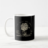 Rozenkruisers embleem dat Rosa Mel Apibus hermetis Koffiemok (Links)