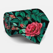  rozenpatroon stropdas (Opgerold)