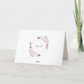 rozentuin Bloemen Huwelijksplaatskaart Kaart (Achterkant)