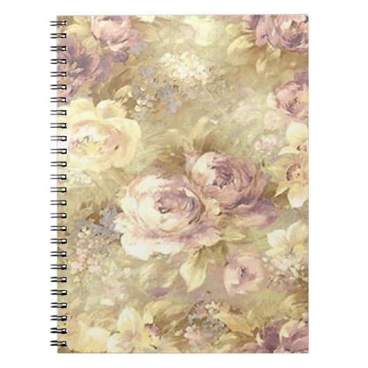 Rozentuin Spiraal Notebook Notitieboek (Voorkant)