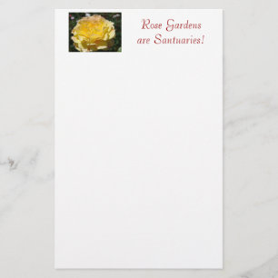 Rozentuinen zijn heiligdommen! Briefpapier Rozen