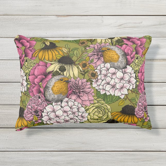 Rozijnen in de tuin 2 buitenkussen (Voorkant)