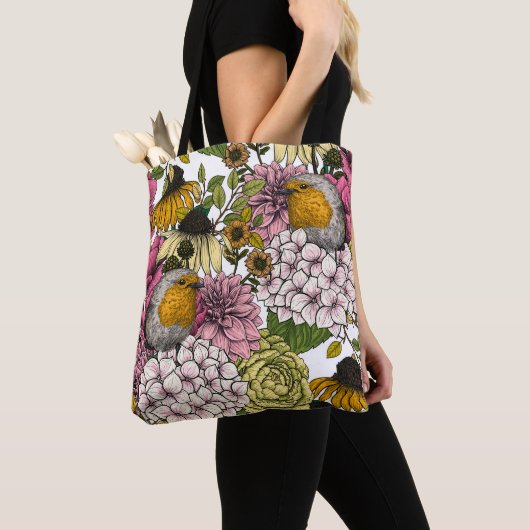 Rozijnen in de tuin draagtas (Dichtbij)