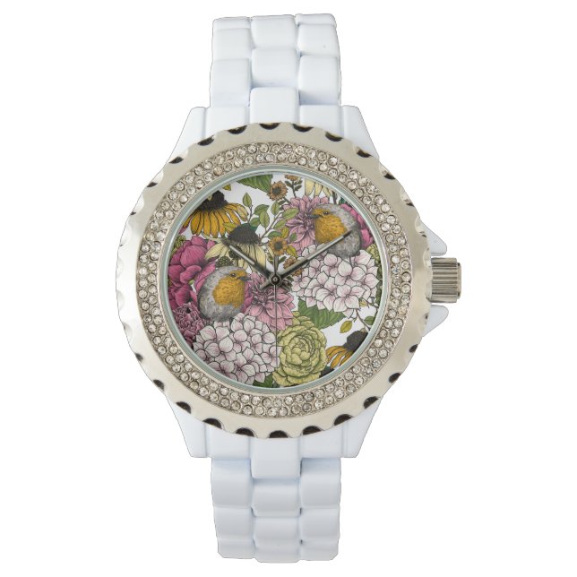 Rozijnen in de tuin horloge (Voorkant)