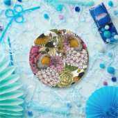 Rozijnen in de tuin papieren bordje (Feest)