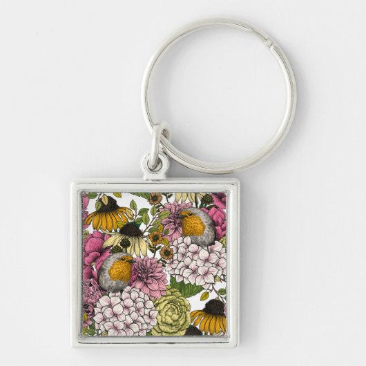 Rozijnen in de tuin sleutelhanger (Voorkant)