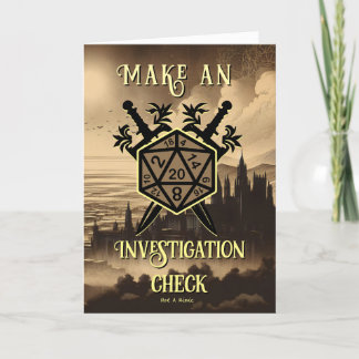 RPG Bonne carte d'anniversaire pour les aventurier