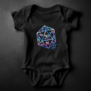 RPG Crit AF Aurora Fantasy tafelblad Gamer Dice Romper