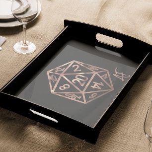 RPG Crit AF Copper Fantasy Tafelblad Gamer Dice Tissuepapier