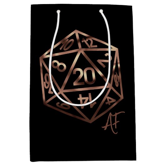 RPG Crit AF | Copper Fantasy Tafelbladspeler Dobbe Medium Cadeauzakje (Voorkant)