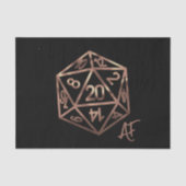 RPG Crit AF | Copper Fantasy Tafelbladspeler Dobbe Tissuepapier (Voorkant)