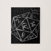 RPG Crit AF | Fantasy tafelblad Retro Gamer Dice Legpuzzel (Verticaal)