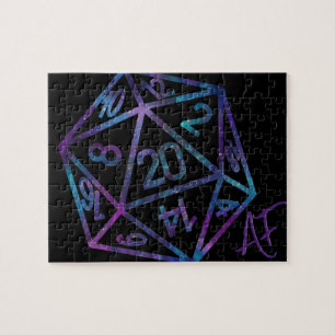 RPG Crit AF   Nebula Fantasy Tafelblad Gamer Dice Legpuzzel