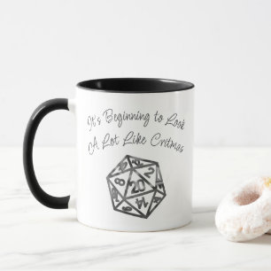 RPG Critmas Fantasy tafelblad Retro Gamer Dice Mok