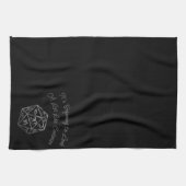 RPG Critmas | Fantasy tafelblad Retro Gamer Dice Theedoek (Horizontaal)