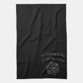 RPG Critmas | Fantasy tafelblad Retro Gamer Dice Theedoek (Verticaal)