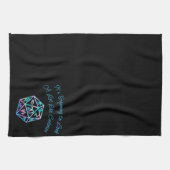 RPG Critmas | Holo Fantasy Tafelblad Gamer Dice Theedoek (Horizontaal)