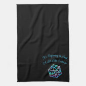 RPG Critmas | Holo Fantasy Tafelblad Gamer Dice Theedoek (Verticaal)