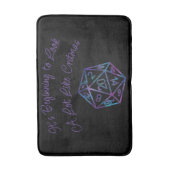 RPG Critmas | Nebula Fantasy Tafelblad Gamer Dice Badmat (Voorkant Verticaal)