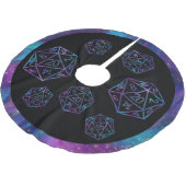 RPG Critmas | Nebula Fantasy Tafelblad Gamer Dice Kerstboom Rok (Gekanteld)