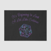 RPG Critmas | Nebula Fantasy Tafelblad Gamer Dice Tissuepapier (Voorkant)