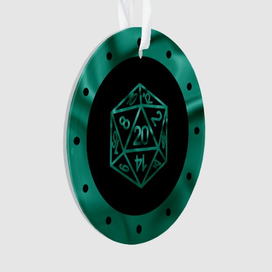 RPG Critmas | Teal Green Tabletop Role Player Dice (devant)