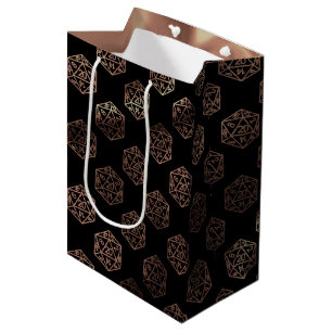 RPG Dice   Copper Fantasy Retro Tabletop PnP Gamer Medium Cadeauzakje