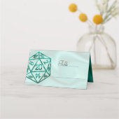 RPG Dice | Emerald Fantasy tafelblad Retro Gamer (Voorkant)