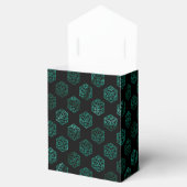 RPG Dice | Emerald Fantasy tafelblad Retro Gamer Bedankdoosjes (Geopend)