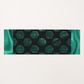 RPG Dice | Emerald Fantasy tafelblad Retro Gamer Yogamat (Voorkant (horizontaal))