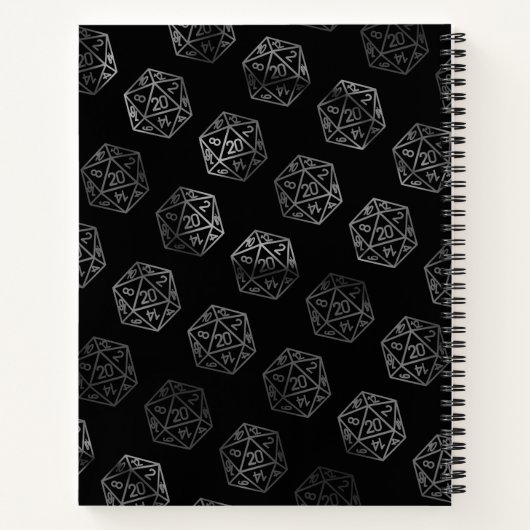 RPG Dice | Fantasietabletop PnP Gamer Graph Paper Notitieboek (Achterkant)