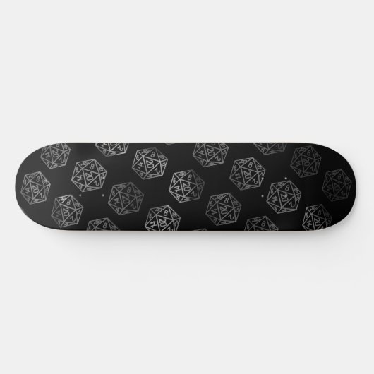 RPG Dice | Fantasy Old School Tafelblad Retro Game Skateboard (Horizontaal)