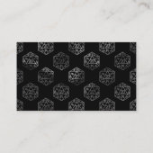 RPG Dice | Fantasy Retro Tafelblad Gamer Receptie Informatiekaartje (Achterkant)