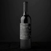 RPG Dice | Fantasy Retro Tafelblad PnP Gamer Custo Wijn Etiket